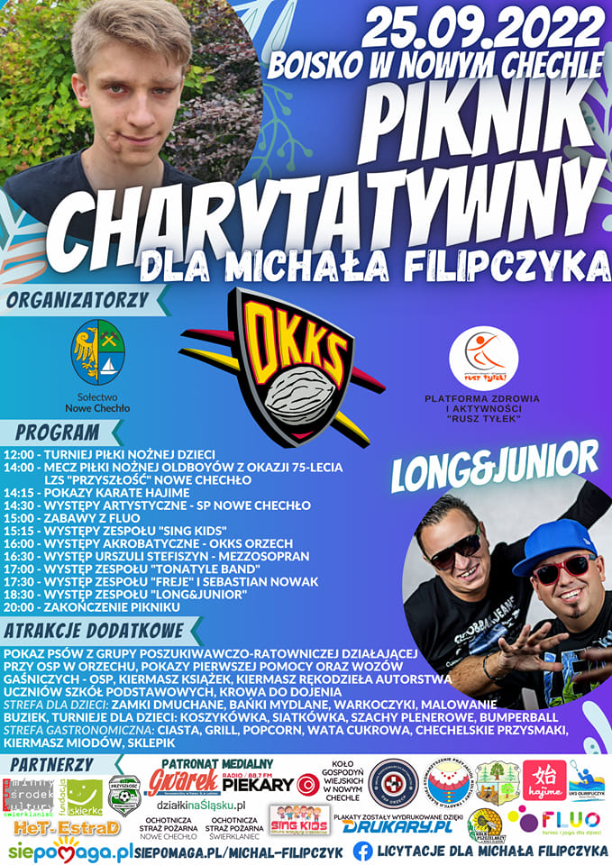 Plakat - koncert charytatywny - 25 września 2022